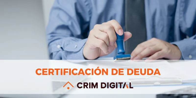 Certificación de deuda del CRIM