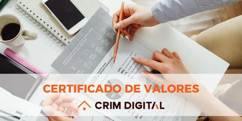 Certificado de valores del CRIM